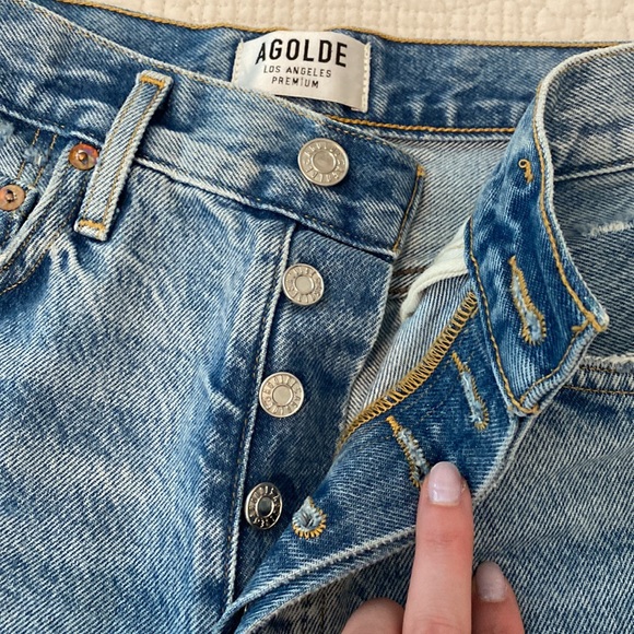 AGOLDE Denim Shorts - Picture 2 of 4